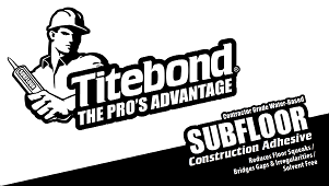 Titebond Contractor Grade Water-Based Subfloor Adhesive