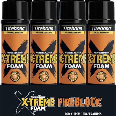 X-TREME Fireblock Foam 24oz 8542 Cut Case