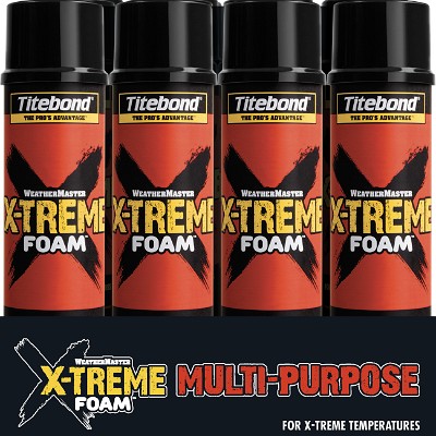 X-TREME Multi-Purpose foam 24oz 8522 Cut Case