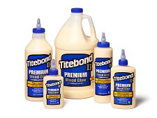 Titebond II Premium Wood Glue - 4 oz. 5002, 8 oz. 5003, 16 oz. 5004, quart 5005, gallon 5006