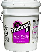 Titebond II Fluorescent Wood Glue - 5 gallon 2317 no background