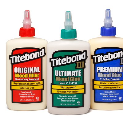 Titebond III Ultimate, II Premium and Original - 8 oz. 1413, 5003 and 5063