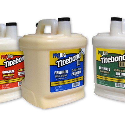 Titebond III Ultimate, II Premium and Original - 2.15 Gallon PROjug 14109, 50009 and 50609