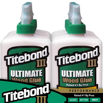 Titebond III Ultimate Wood Glue - 8 oz. 1413 Cut Case