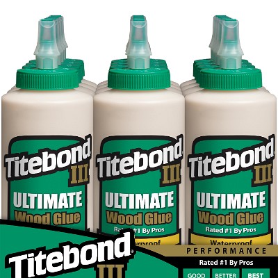 Titebond III Ultimate Wood Glue - 16 oz. 1414 Cut Case
