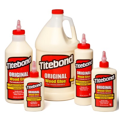 Titebond Original Wood Glue - 4 oz. 5062, 8 oz. 5063, 16 oz. 5064, quart 5065, gallon 5066