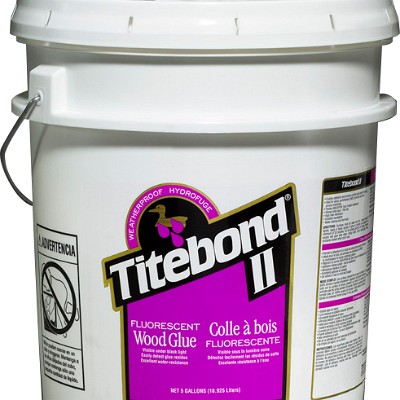 Titebond II Fluorescent Wood Glue - 5 gallon 2317 no background