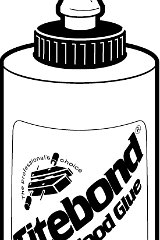 Titebond Extend Wood Glue Line Art