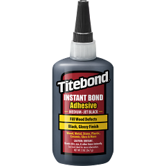 Titebond Instant Bond Medium - Jet Black 2 oz 8211