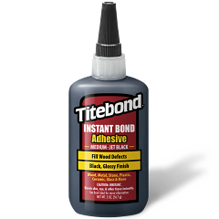 Titebond Instant Bond Medium - Jet Black 2 oz 8211