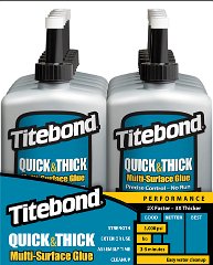 Titebond Quick & Thick Glue - 8 oz. 2403 cut Case