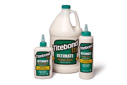 Titebond III Ultimate Wood Glue - 8 oz. 1413, 16 oz. 1414, gallon 1416