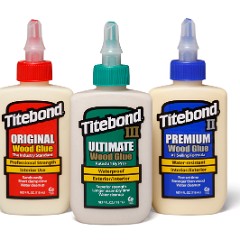 Titebond III Ultimate, II Premium and Original - 4 oz. 1412, 5002 and 5062